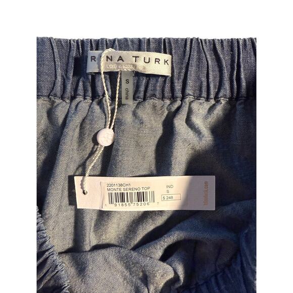 TRINA TURK Monte Sereno Off-Shoulder Blouse - Picture 8 of 8